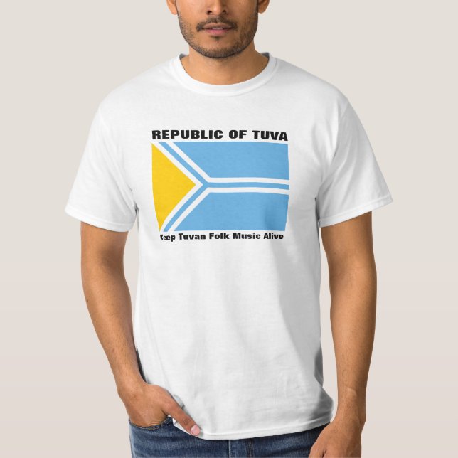 Keep Tuvan Folk Music Alive tee - DOUBLE SIDED (Front)