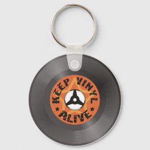 Keep Vinyl Alive Keychain