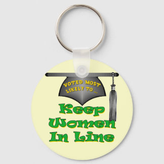 Keep Women In Line Keychain