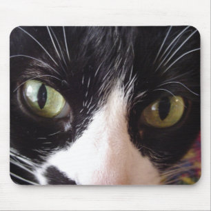 Keep Your Cat Eyes On The Mouse! Mouse Pad