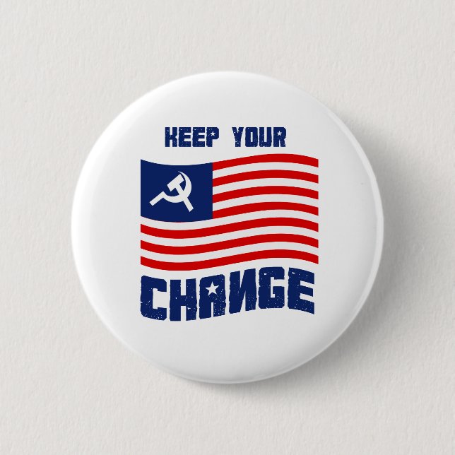 Keep your Change 2 Inch Round Button (Front)