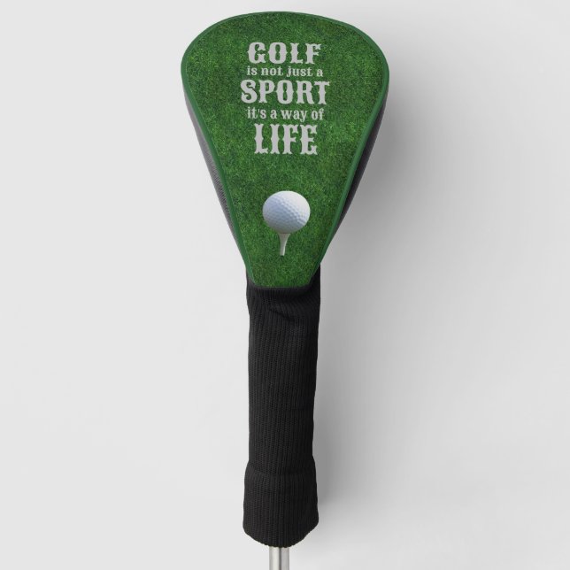 Keep Your Driver Looking Good: Personalized  Golf Head Cover (Front)