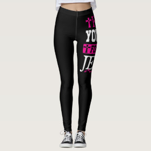 Keep Your Eyes Focused On Jesus Leggings