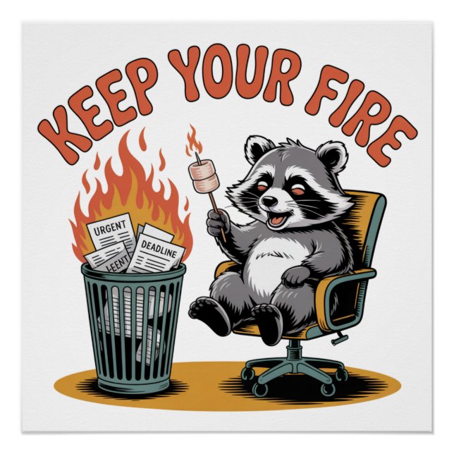 Keep Your Fire Poster (Front)