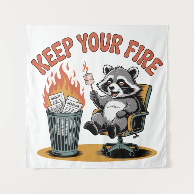 Keep Your Fire Tapestry (Front)