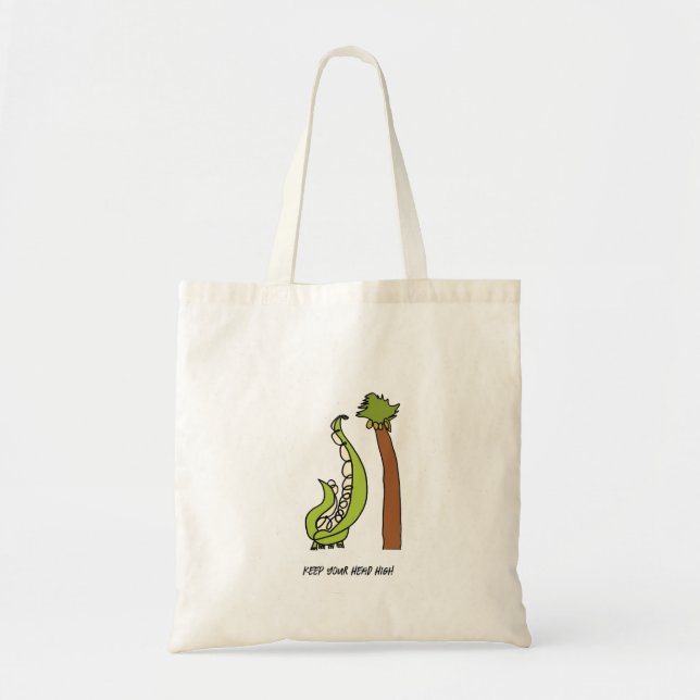 Keep Your Head High - Brachiosaurus Tote Bag (Devant)