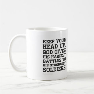 Keep your head up mug! coffee mug
