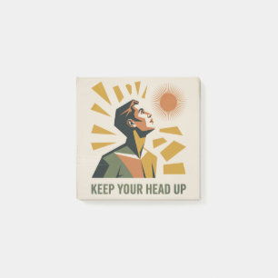 Keep Your Head Up Post-it Notes