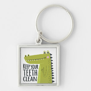 Keep Your Teeth Clean Keychain