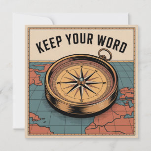 Keep Your Word Card
