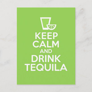 KeepCalmDrinkTequila Postcard