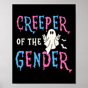 Keeper Of Gender Halloween Funny Creeper Gender Re Poster