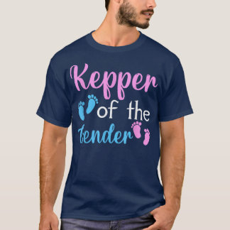 Keeper Of Gender Reveal Party Baby Announcement Pr T-Shirt