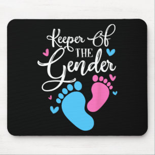 Keeper Of Gender Reveal Party By Mouse Pad