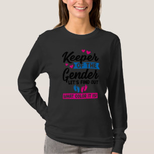 Keeper Of Gender What Colour It Is Boy Team T-Shirt