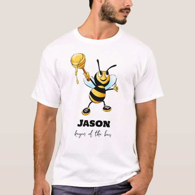 Keeper of the Bees Mens Bee Tshirt (Front)