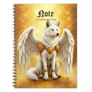 Keeper of the Dawn – The White Winged Wolf.  Notebook