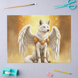Keeper of the Dawn – The White Winged Wolf. Tissue Paper