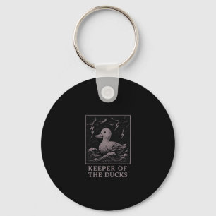 Keeper Of The Ducks Mystical Guardian Storm Rising Keychain