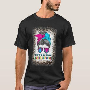 Keeper Of The Gender Auntie Loves You  Women Messy T-Shirt