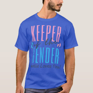 Keeper of the Gender Auntie Reveal Party Baby Anno T-Shirt