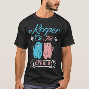 Keeper of the Gender Bears in blue and pink party T-Shirt