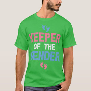 Keeper of the Gender Cute Gender Reveal Baby Show T-Shirt
