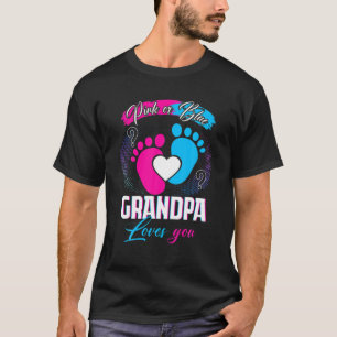 Keeper Of The Gender Grandpa Loves You Funny Match T-Shirt