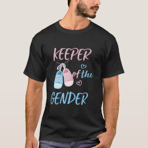 Keeper of the Gender Loves You Baby Shower Family T-Shirt