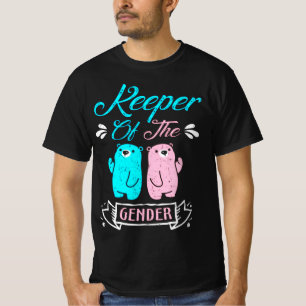 Keeper of the Gender Pink and Blue Teddy Bear T-Shirt