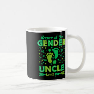 Keeper Of The Gender Pink Or Blue Uncle St Patrick Coffee Mug