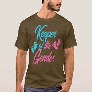 Keeper Of The Gender Reveal Baby Announcement T-Shirt
