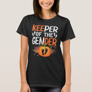 Keeper Of The Gender Reveal Baby Halloween Party T-Shirt
