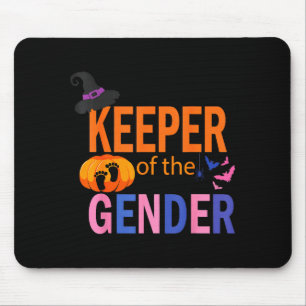 Keeper Of The Gender Reveal Baby Halloween Pregnan Mouse Pad
