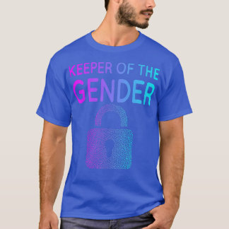 Keeper of the Gender Reveal Party Baby Announcemen T-Shirt