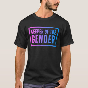 Keeper Of The Gender Reveal Party Supplies Cute T-Shirt