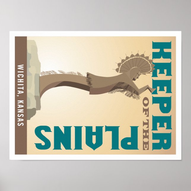 Keeper of the Plains - 16 x 12 Poster (Front)