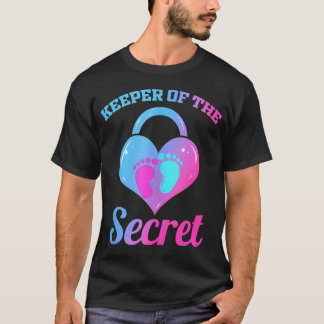 Keeper Of The Secret Keeper Of The Gender Parents  T-Shirt