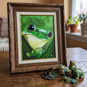 Keeper of the Water Painting by Alfred Fox Canvas Print