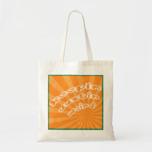 Keepin Austin Weird With Orange Sunburst Tote Bag
