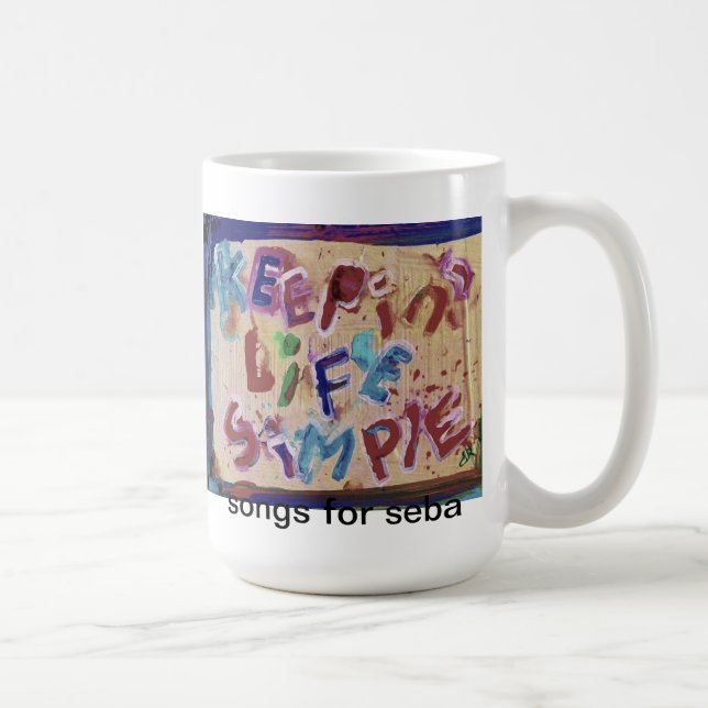 keepin life simple mug (Right)