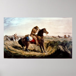 Keeping a check on native American indians Poster