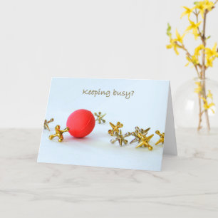 Keeping Busy Playing Jax Card