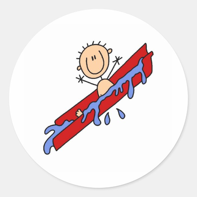 Keeping Cool On The Water Slide Sticker (Front)