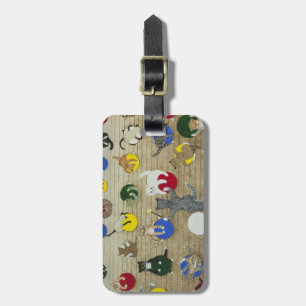 Keeping fit luggage tag