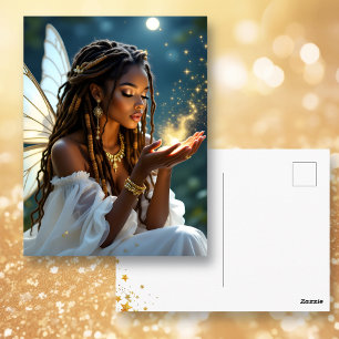 Keeping in Touch   Fairy and Gold Dust Postcard