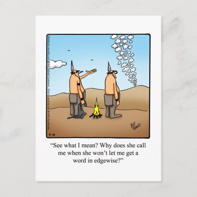 Keeping In Touch Postcard "Spectickles" (Front)