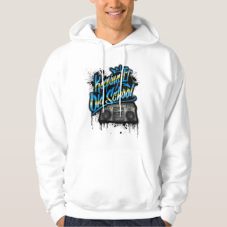 Keeping It Old School - Old School Boombox 80s Hoodie