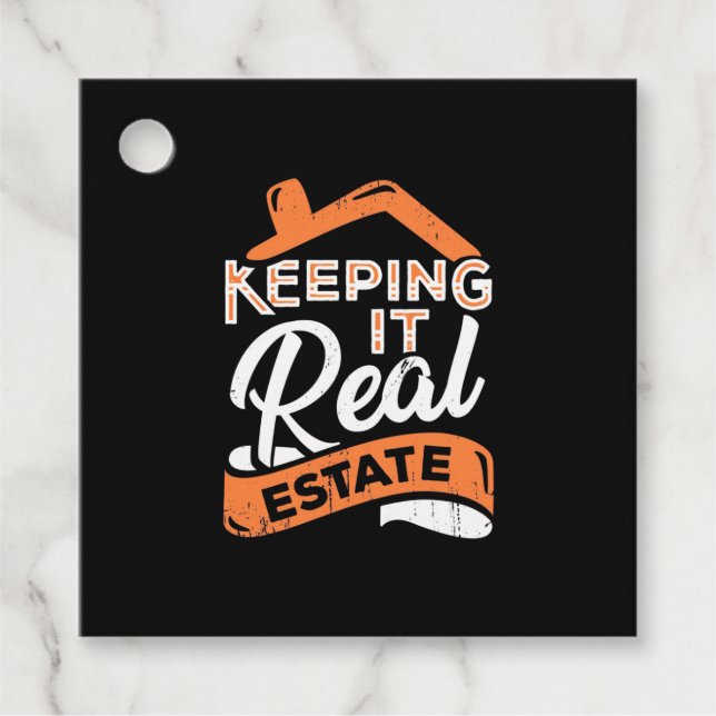 Keeping It Real Estate Favour Tags (Front)