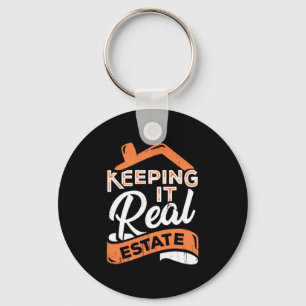 Keeping It Real Estate Keychain